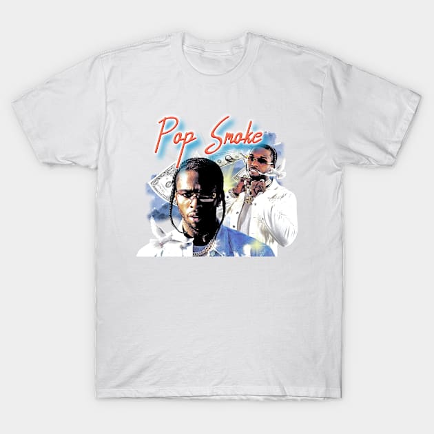 T shirt pop smoke hot sale